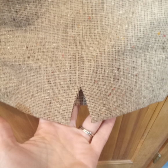 Vintage Pendleton 100% wool skirt brown size 12 - Picture 3 of 6